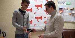 РИА  Prima Media наградило необычного охотника из Владивостока ай-фоном Prim.TV