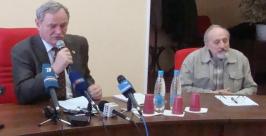 Валентин Сергиенко и Александр Назаренко (справа) Юрий Евдан