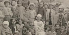 Дети Петроградской детской питательной колонии. О. Русский, 1919 Александра Большакова