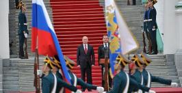 Путин и Медведев на инаугурации Пресс-служба президента