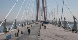 Завершена регулировка вантовой системы моста через пролив Босфор Восточный УСК МОСТ