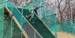 Комплекс позволит заниматься экстремальными видами спорта, в числе которых сноубординг, BM Антон Балашов