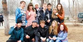 Участники массовой зарядки в Артеме Пресс-служба администрации Артема