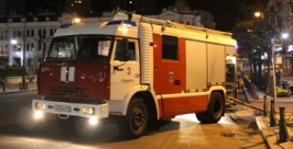 Пожарная машина пресс-служба ГУ МЧС по Приморскому краю
