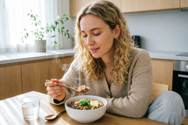 Минус 1,5 кг за неделю на гречке: без голода и с пользой для ЖКТ — есть 1 секрет Изображение сгенерировано ИА PrimaMedia при помощи ИИ (18+)