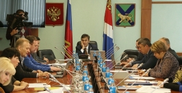 Заседание комитета по бюджетно-налоговой политике и финансовым ресурсам ЗСПК Пресс-служба Законодательного собрания Приморского Края