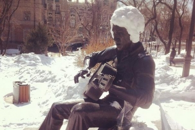 Памятник Высоцкому во Владивостоке Дарья Короткова