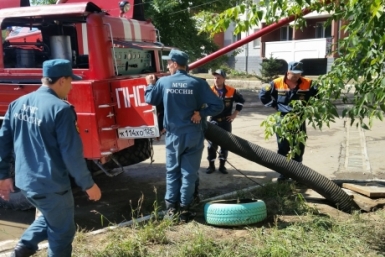 Спасатели в Уссурийске пресс-служба МЧС