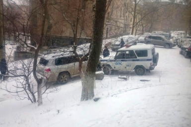 ДТП с двумя внедорожниками очевидцы