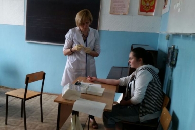 Прием пациентов в Шкотовском районе пресс-служба администрации Приморского края