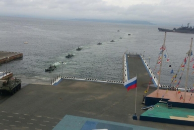Репетиция ко Дню ВМФ пресс-служба ВВО по Тихоокеанскому флоту 