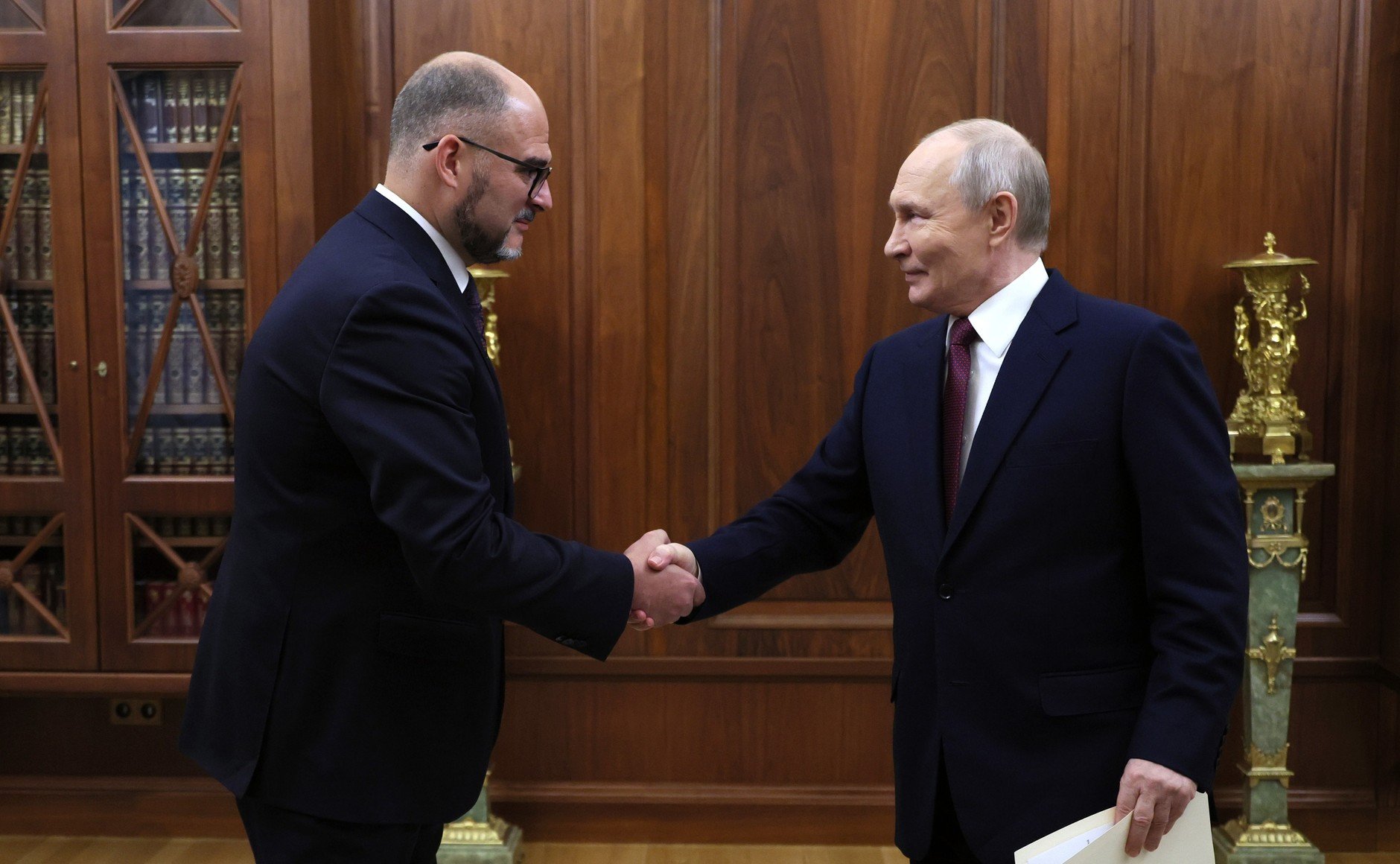 Константин Шестаков и Владимир Путин Сайт Кремля