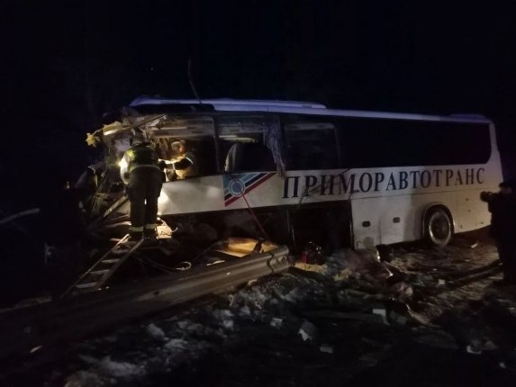 Авария в Хасанском районе Пресс-служба администрации Хасанского района
